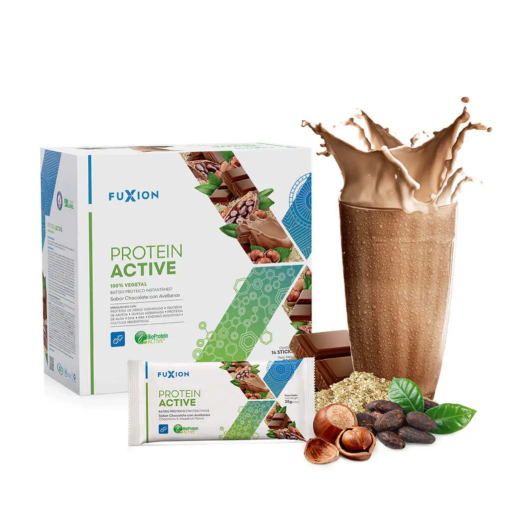 Protein Active-Chocolate con Avellanas Caja 14 x 25g